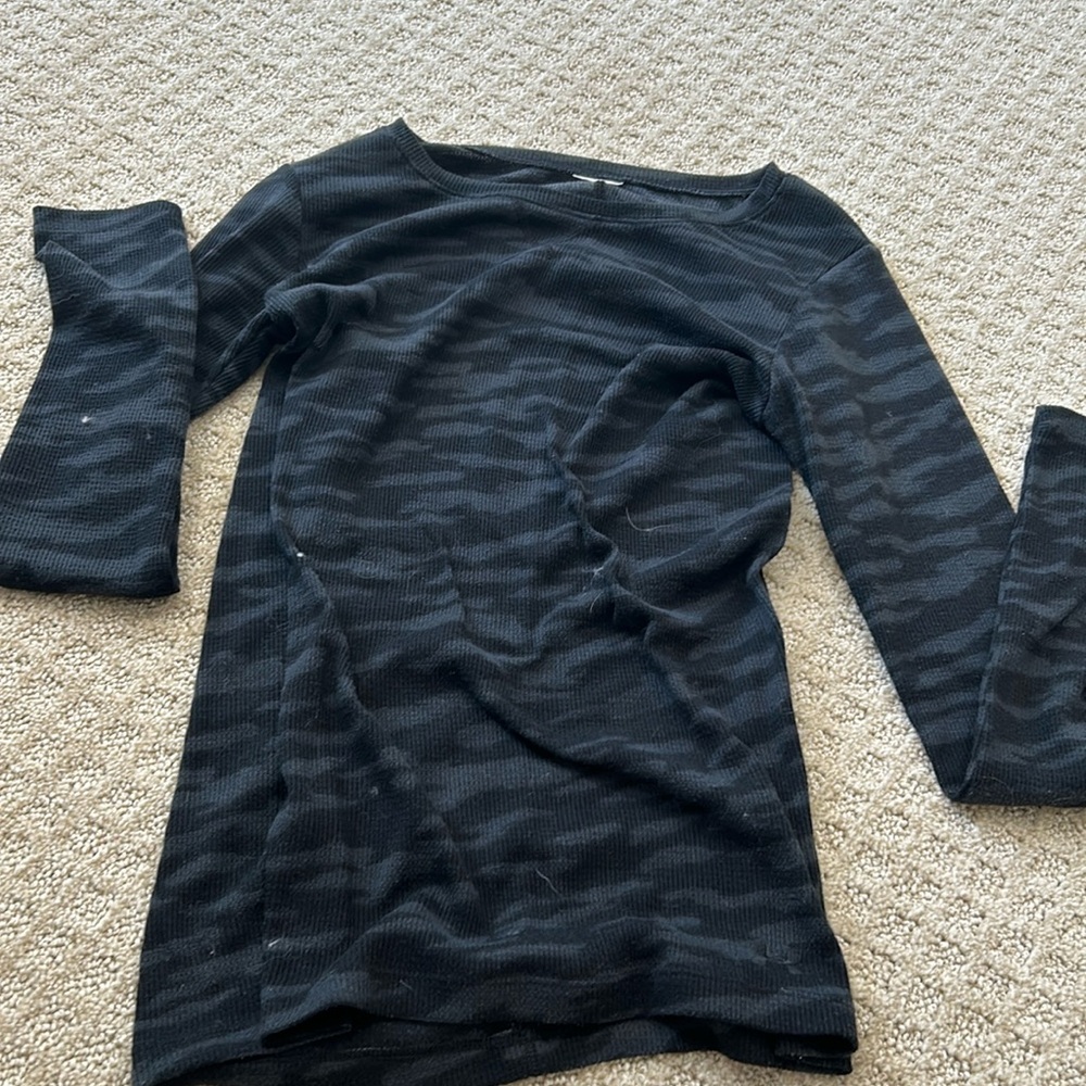 Long sleeve camo under armor shirt